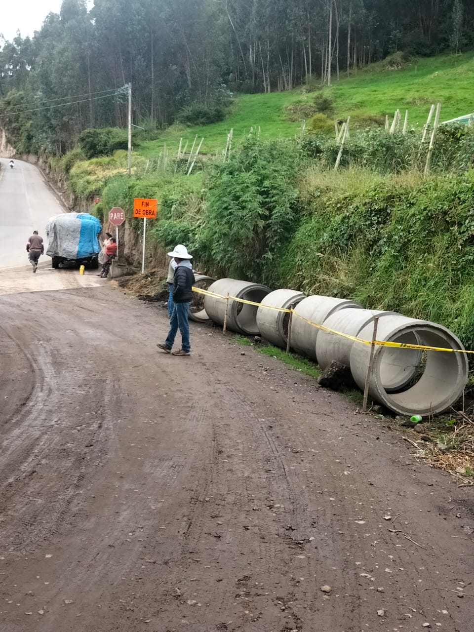 Mejoramiento de la via entre el municipio de Córdoba y Potosí en el sector puente Chiguacos-Las delicias, del municipio de Córdoba, Departamento de Nariño